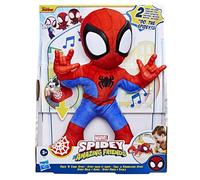 Hasbro Spidey et Ses Amis Extraordinaires, Spidey Danse et Rampe Peluche Interactive, Jouet Préscolaire pour Enfants Dès 3 Ans, Filles et Garçons, Version Anglaise