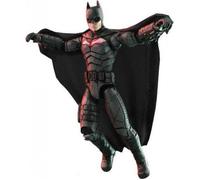 THE BATMAN LE FILM - FIGURINE 30 CM BATMAN DELUXE - DC COMICS - Figurine Batman Wing Suit Articulée Et Interactive 30 Cm - Effets Sonores Et Lumineux - 6060523 - Jouet Enfant 4 Ans et +