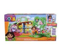Spin Master Jouet Maison interactive Dora – 2 figurines, 8 accessoires, musiques, bilingue FR/EN