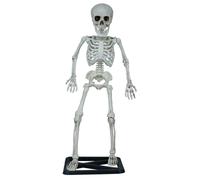 FIGURINE SQUELETTE DEBOUT DÉCO PVC 55CM
