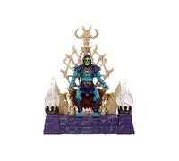 Masters of the Universe Masterverse Coffret avec figurine articulée Skeletor et trône, bougeoirs lumineux, capuche et cape amovibles, 2 bâtons, HXX63