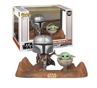 Funko Pop Star Wars Le Mandalorien et Bébé Yoda