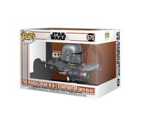 Funko Pop! Rides: Star Wars: The Mandalorian S9 - Mandalorian in N1 Starfighter - Figurine en Vinyle à Collectionner - Idée de Cadeau - Produits Officiels - Jouets pour Les Enfants et Adultes
