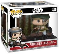Figurine Star Wars - Princess Leia With Speeder Bike 15cm