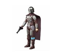 Star Wars Hasbro Retro Collection The Mandalorian (Beskar) Toy 9.5-cm-Scale The Mandalorian Collectible Action Figure, Accessories