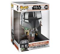 Figurine Star Wars - The Mandalorian - The Mandalorian With The Child Supersized Pop 25cm