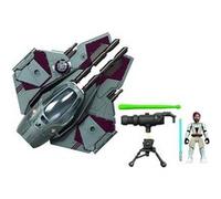Hasbro Figurine Star Wars – Véhicule chasseur d'étoile et Obi-Wan Kenobi Jedi G