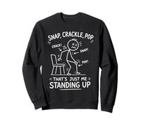 Figurine Stat's Just Me Standing Up Stickman Stick pour Personnes âgées Sweatshirt