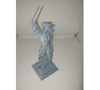 Figurine statuette Jean Bart - Résine 16 cm - Pirate / Corsaire Français