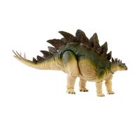 Mattel Jurassic World Figurine articulée Stégosaure de la Collection Hammond, grand dinosaure herbivore avec queue articulée par câble interne, JCH08