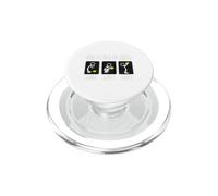 Figurine Stickman imprimée Amusante avec Inscription « How to Pick Up Chicks Stick » PopSockets PopGrip pour MagSafe