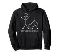Figurine Stickman Stickman en Forme de bâton Graphique Amusant à ne Pas Perdre la tête Sweat à Capuche