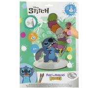 Crystal Art - Figurine 2D à peindre Stitch - Kit peinture (effigie, peintures, pinceau) 23 cm