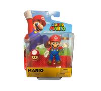 NINTENDO - Super Mario Figurine de Mario avec Super Champignon 10cm