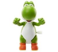 Figurine super mario : dinosaure yoshi - set figurine dino vert et blanc collection articule qui avance 8 cm + 1 carte tigre - enfant