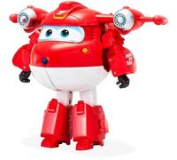 Figurine Super Wings Transforming Jett Supercharge 12 Cm - Transformable & Articulée - Eu740283
