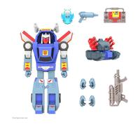Figurine Super7 Transformers Tracks G1 Cartoon Bleu 19 cm
