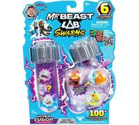 Moose Toys – Mini figurines de collection Swarms Fusion x6 MrBeast Lab 2,5 cm Coloris unique