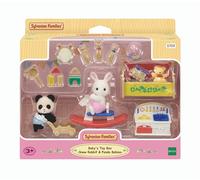 Sylvanian Families – Coffre à jouets des bébés – 2 figurines, 15 accessoires – 3 ans+ – 5709