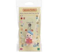 Figurine Sylvanian Families Le porte-clés bébé Lapin Chocolat Multicolore