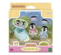 Poupée - SYLVANIAN FAMILIES - Les jumeaux Pingouin - Voiture et lunettes - Articulés