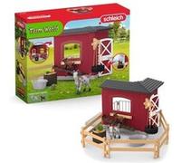 Figurine table pour chevres, Schleich 42726 Gamme Farm World Marron G