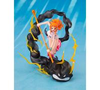 Figurine Tamashii Nations One Piece Nami Lightning Blast Figuarts Zero Doré 17 cm