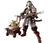 Figurine Tamashii Nations Star Wars Ronin Mandalorian Beskar Armor & Grogu Multicolore 18 cm