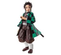 Figurine - Tamashii Nations - Tanjiro Kamado S.H - 15 cm - Peinte à la main - Accessoires inclus