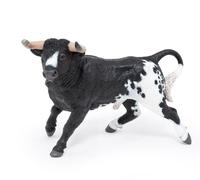 Papo Figurine Taureau espagnol noir et blanc