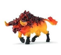 Figurine Taureau de feu, Schleich 42493 Eldrador Creatures, des 7 ans Noir G