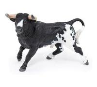 Papo Figurine - Taureau Espagnol Noir et Blanc