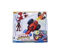 Marvel Spidey And His Amazing Friends Tecnomoto Luminosa Figure Bleu