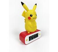 Figurine Teknofun Pokémon Pikachu 3D lampe heure réveil
