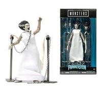 Figurine - The Bride of Frankenstein - 15 cm - Articulée - Accessoires interchangeables Noir