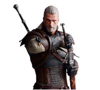 Figurine The Witcher 3 - Geralt de Riv, 25 cm, Peinte à la Main, PVC Premium