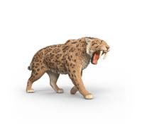 schleich Dinosaurs | Tigre à Dents de Sabre 15054 | Figurines d’Animaux réalistes | Cadeau pour garçons et Filles | Figurine à partir de 5 Ans | 14 x 7 x 3 cm
