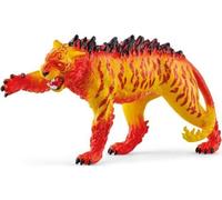 Figurine Tigre de Lave, Tigre Malicieux au Pelage Terrifiant, Jouet Durable, Schleich 70148 Eldrador Creatures