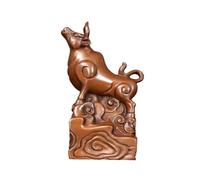 Figurine tigre du zodiaque 2025, statue d'astrologie en cuivre rouge, décoration Feng Shui, décoration d'intérieur unique, cadeau porte-bonheur pour la maison et le bureau, décoration du Nouvel An