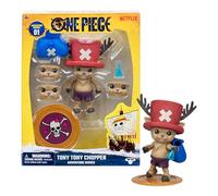 OnePiece Figurine Tony Tony Chopper 10 cm – 6 accessoires, visages interchangeables, trousse de soins