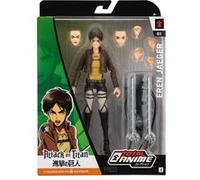 Total Anime Eren Jaeger de Figurine de 16,5 cm avec des Visages interchangeables, des Mains permutables et Une Arme