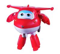 Figurine transformable SUPER WINGS - Jett - Jouet interactif 16cm - Mixte - A partir de 3 ans
