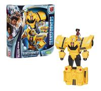 Figurine Transformers EarthSpark Spin Changer Bumblebee et Mo Malto - HASBRO - Bleu - Mixte - A partir de 6 ans