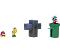 Nintendo Jakks Pacific Brothers Super Mario-Set de Figurines Diorama du Donjon