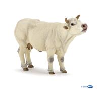 PAPO 51158 Figurine Vache charolaise meuglant