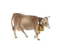 Figurine vache des Alpes avec cloche