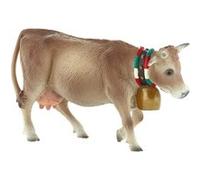 Figurine vache des Alpes avec cloche Bullyland G