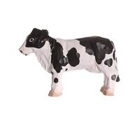 Figurine Vache noire et blanche