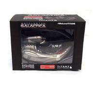 Figurine vaisseau Battlestar Galactica Cylon Raider Scar - TITAN MERCHANDISE - Jouet - Adulte - Noir