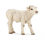 Figurine Papo Veau Charolais Beige et Marron Beige G
